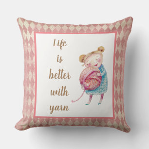 Cojín Decorativo Sweet Yarn Lover
