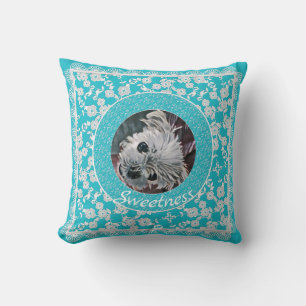 Cojín Decorativo Sweetness-Aqua-Puppy-Square-PHOTO-PLANTILLA-