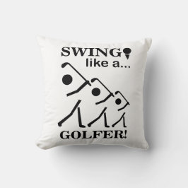 Cojín Decorativo Swing Like A Golfer Golf