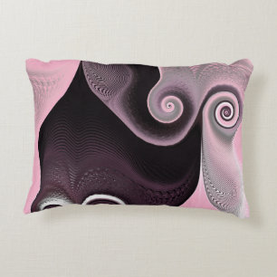 Cojín Decorativo Swirl rosa 45