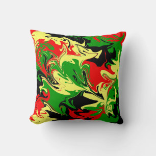 Cojín Decorativo Swirls Afrocéntrico