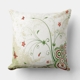 Cojín Decorativo Swirls, mariposas y esferas