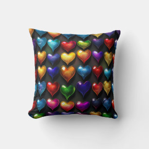 Cojín Decorativo Swirly Hearts