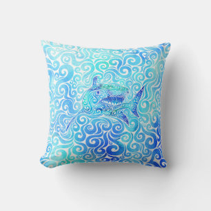 Cojín Decorativo Swirly Shark