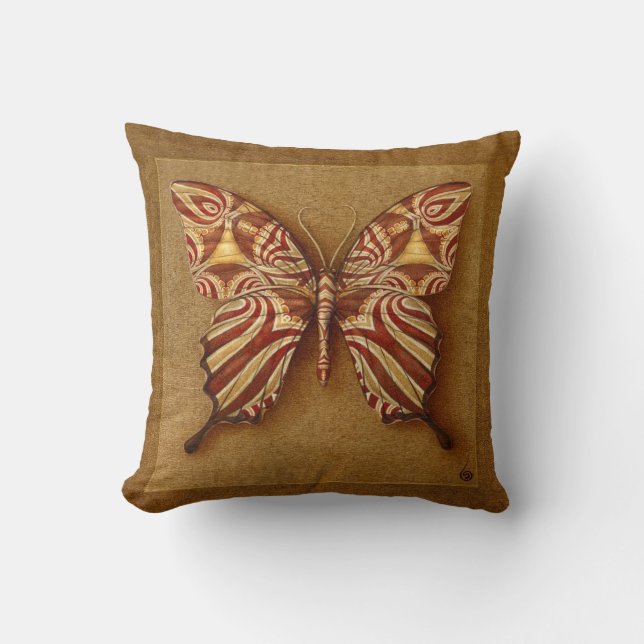 COJÍN DECORATIVO SYMBOL-BUTTERFLY (Anverso)