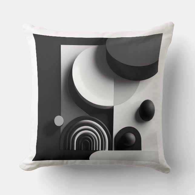 Cojín Decorativo Symphony of Silent Forms (Anverso)