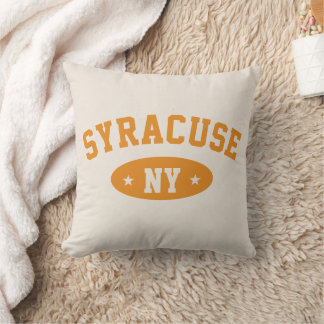 Cojín Decorativo Syracuse New York Vintage Typography Throw Pillow