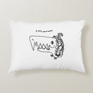 Cojín Decorativo T-Rex Ruge con Estilo Almohadón Caprichoso