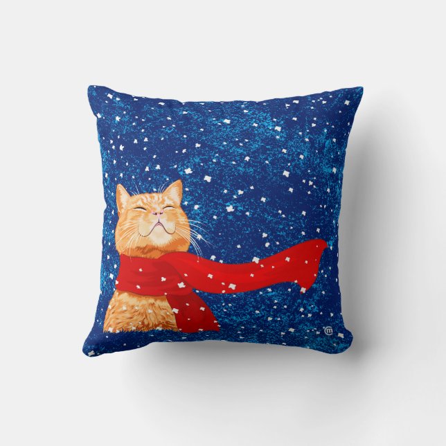 Cojín Decorativo Tabby ama Nieve (Reverso )