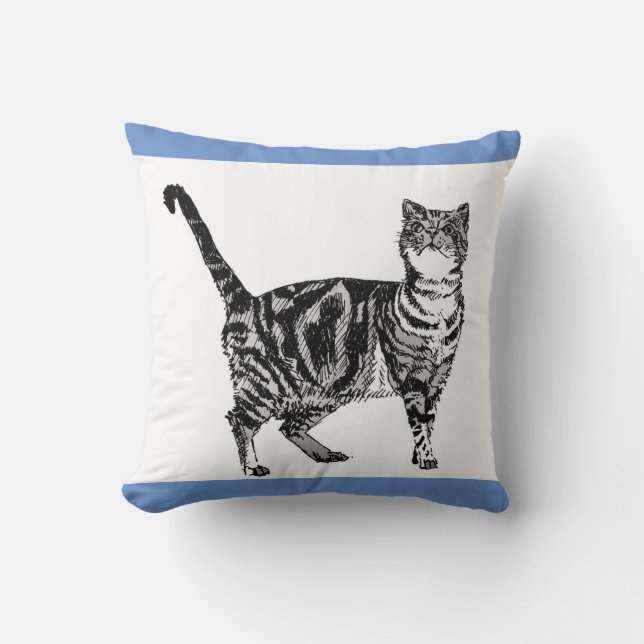Cojín Decorativo Tabby Cat Cushion (Anverso)