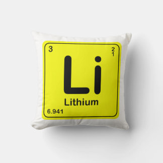 Cojín Decorativo Tabela Periodica - Lithium