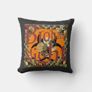 Cojín Decorativo Taberna Enoteca Biohazard Nocturna Tiki Pagana de 