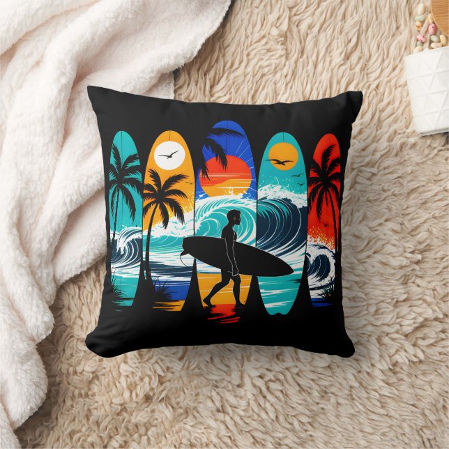 Cojín Decorativo Tablas de surf (Manta)