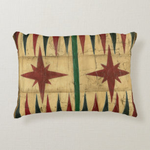 Cojín Decorativo Tablero antiguo del juego del backgammon de Ethan