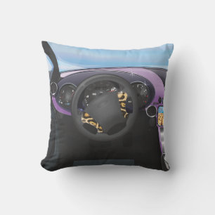 Cojín Decorativo Tablero de instrumentos de automóvil deportivo