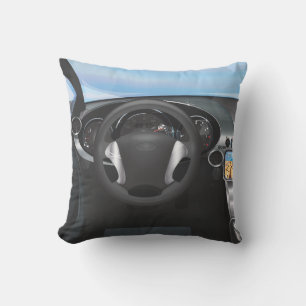 Cojín Decorativo Tablero de instrumentos de automóvil deportivo