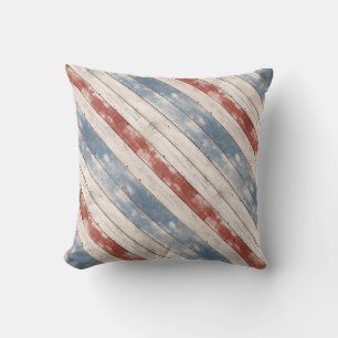 Cojín Decorativo Tablón de madera rústica americana
