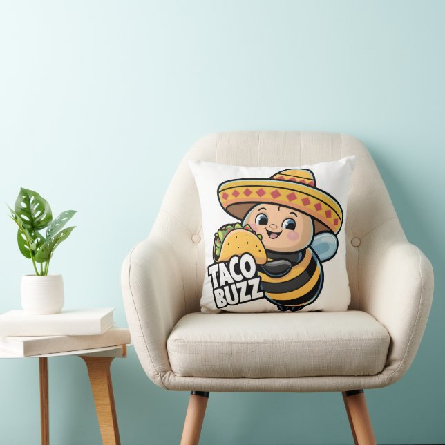 Cojín Decorativo Taco Buzz Bumble Bee (Silla)