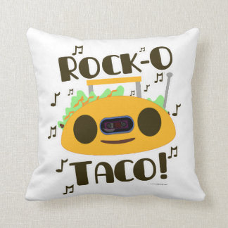 Cojín Decorativo Taco del Musical de la Roca-o