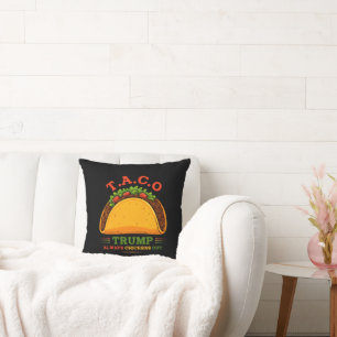 Cojín Decorativo Taco Trump siempre se esfuma