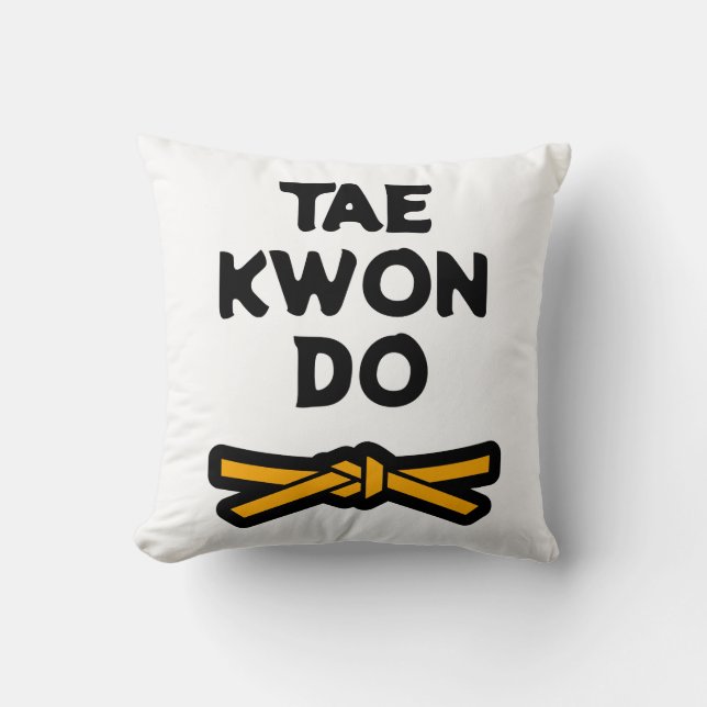 Cojín Decorativo Taekwondo (Anverso)