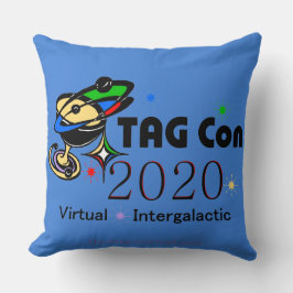 Cojín Decorativo TAG Con 2020 - Virtual - Blue Quadrant