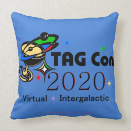 Cojín Decorativo TAG Con 2020 - Virtual - Blue Quadrant