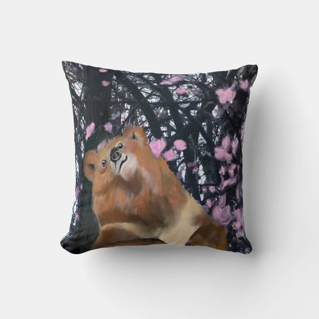 Cojín Decorativo Tai Chi Bear Stretch (Anverso)