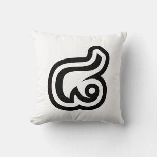 Cojín Decorativo Tailandés Número 8 / Ocho / ๘ (Bad/Paet) Tailandés