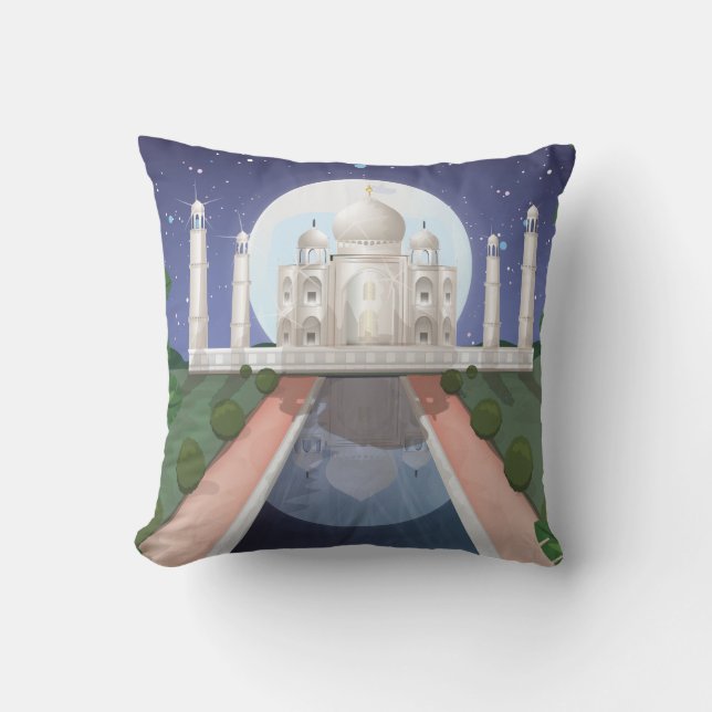 Cojín Decorativo Taj Mahal (Anverso)