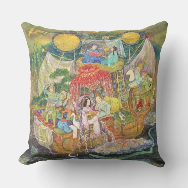 Cojín Decorativo Takarabune: The Treasure Ship of Good Fortune  (Anverso)