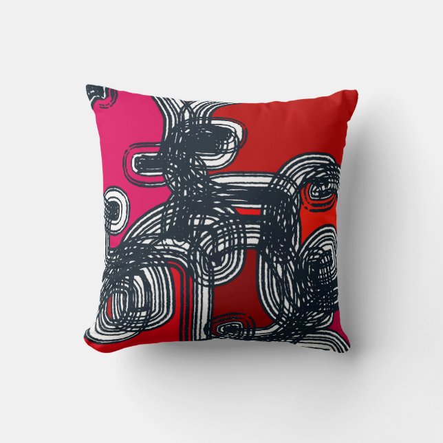 Cojín Decorativo TAKUROMAN「Red」クッション (Anverso)