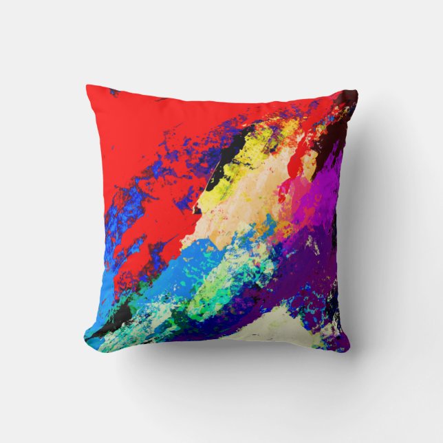 Cojín Decorativo TAKUROMAN「Storm」Red (Anverso)