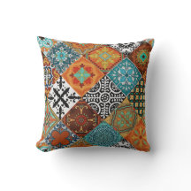 Talavera Tles Turquesa Verde Naranja Negro Blanco