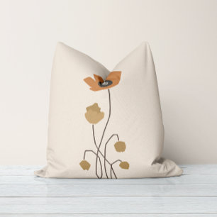 Cojín Decorativo Tallo y silencio Campos de otoño silenciados