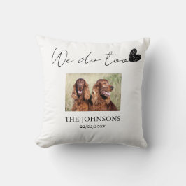 Cojín Decorativo También hacemos bodas de mascotas personalizadas