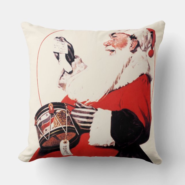 Cojín Decorativo Tambor para Tommy (Anverso)