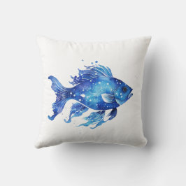 Cojín Decorativo Tan Pequeño el Pez Azul