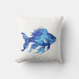 Cojín Decorativo Tan Pequeño el Pez Azul