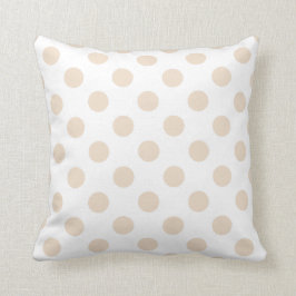 Cojín Decorativo Tan polka puntos