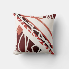 Cojín Decorativo Tan-Terracotta Brown en resumen de inclinación bla