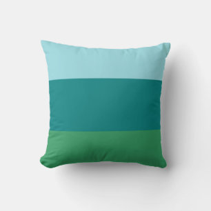 Cojín Decorativo Tanager Turquesa, Azul Verde y Verde Kelly Horiz