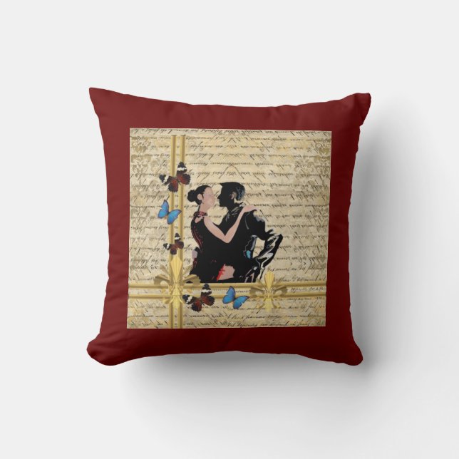 Cojín Decorativo Tango vintage (Anverso)