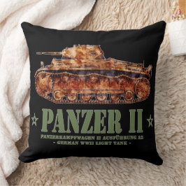 Cojín Decorativo Tanque ligero alemán Panzer II A2 Segunda Guerra M