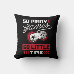 Cojín Decorativo Tantos Videojuegos Tan Poco Tiempo - Juegos & Vide