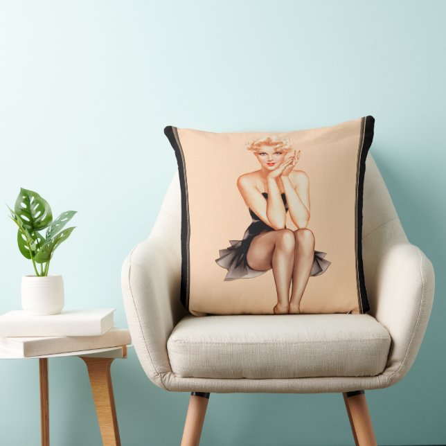 Cojín Decorativo Tapa de Varga Chica de Alberto Vargas (Silla)