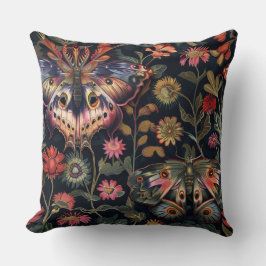 Cojín Decorativo Tapiz de vuelo psicodélico Botánico