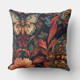 Cojín Decorativo Tapiz de vuelo psicodélico Botánico