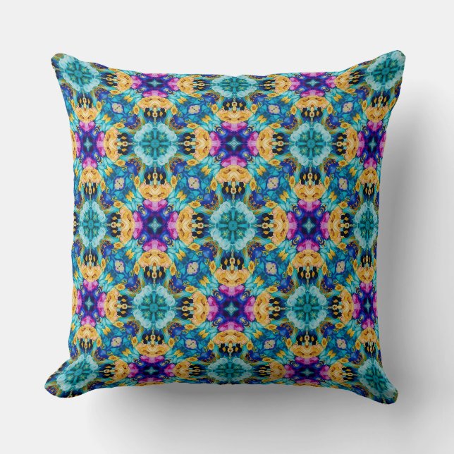 Cojín Decorativo Tapiz Flor de Aurora (Anverso)