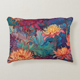 Cojín Decorativo Tapiz floral de Dahlia